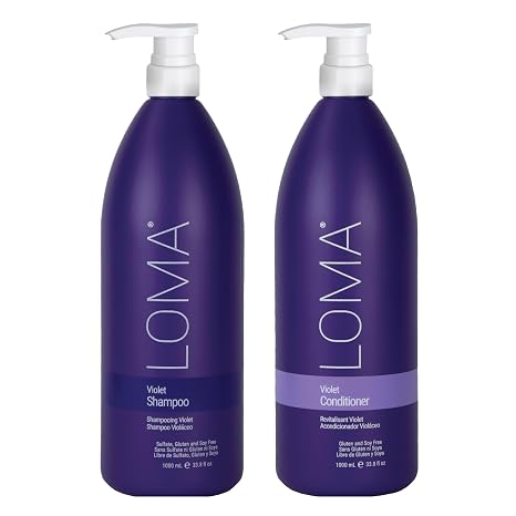 Loma Hair Care Violet Duo: Shampoo and Conditioner