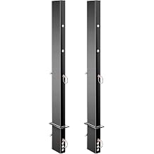 Colinktool Adjustable Pipe Stakes, 30" Heavy-Duty C Channel Pipe Stake for Flatbed Trailer Hualer -2Pack