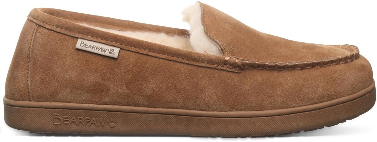 BEARPAW Men's Brian Slipper | Men's Slipper | Men's Shoe | Comfortable & Lightweight