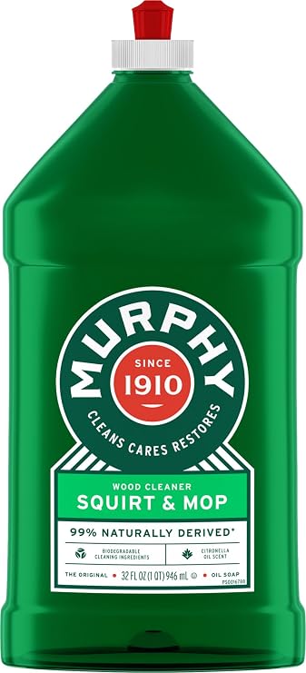 Murphy's Oil Soap Squirt and Mop Wood Floor Cleaner, 32 Fluid Ounce | Ready to Use