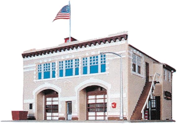 Life-Like Trains HO Scale Building Kits - Fire House