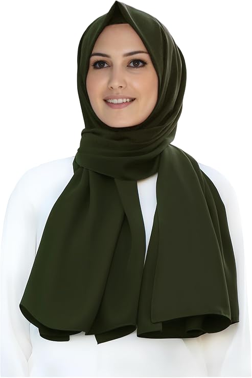 Lina & Lily Opaque Medina Silk Hijab Women's Head Scarf Shawl Wrap
