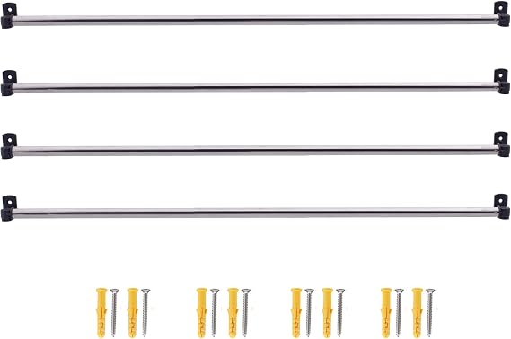 YYST Gift Wrapping Paper Wall Mount Storage Station, Organizer, Dispensing Rack for Gift Wrapping Paper up to 40 Inch(100CM) Wide.