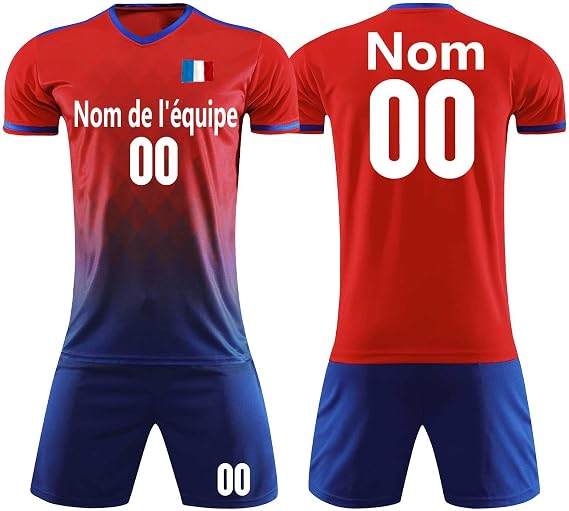 Training Football Jersey for All Ages - Quick-Dry, Personalised Shirt with Moisture-Wicking