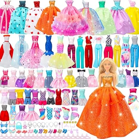 90 Pack Doll Clothes and Accessories & 70 Pack Doll Clothes and Accessories
