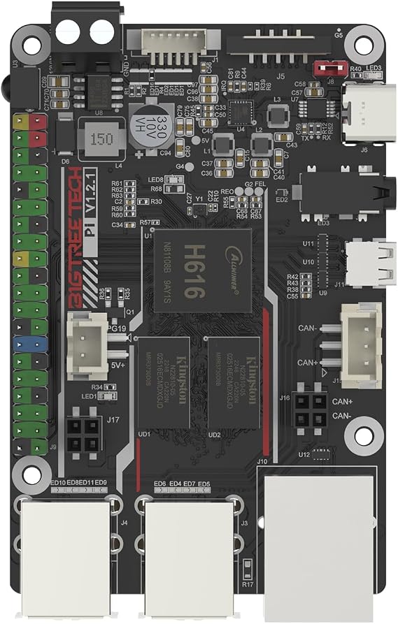 BIGTREETECH Pi Control Board 64bit Quad Core, 1GB DDR3L 40-pin