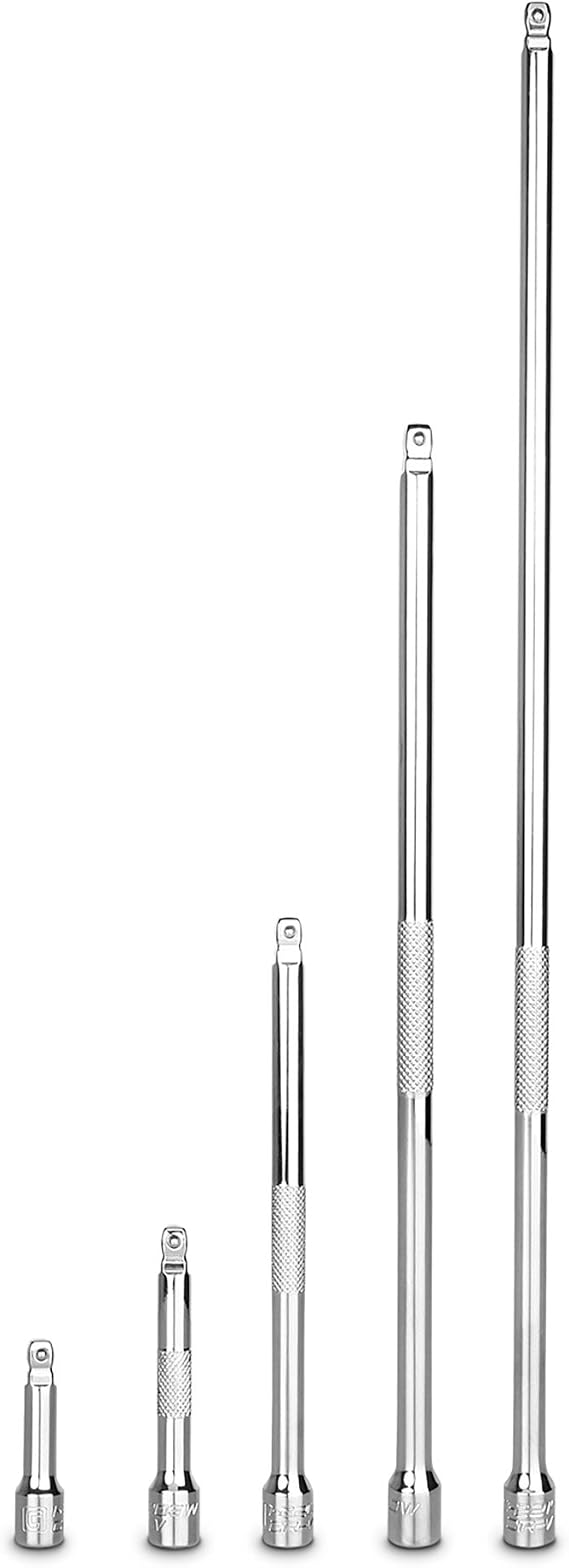 Capri Tools 1/4-Inch Drive Wobble Extension Bar Set, 5-Piece