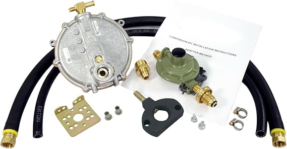 Tri-Fuel Conversion Kit for Ipower SUA12000E Generator - 2 Pieces, Galvanized Steel, 1/4-20 Bolt, Power Outages, Camping, Remote Locations