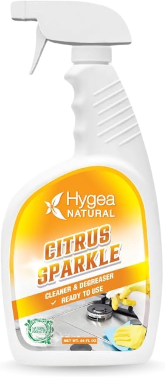 Hygea Natural Citrus Sparkle Citrus Degreaser & All Purpose Cleaner, 24oz