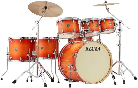 Tama Superstar Classic 7-Piece Shell Pack - Tangerine Lacquer Burst