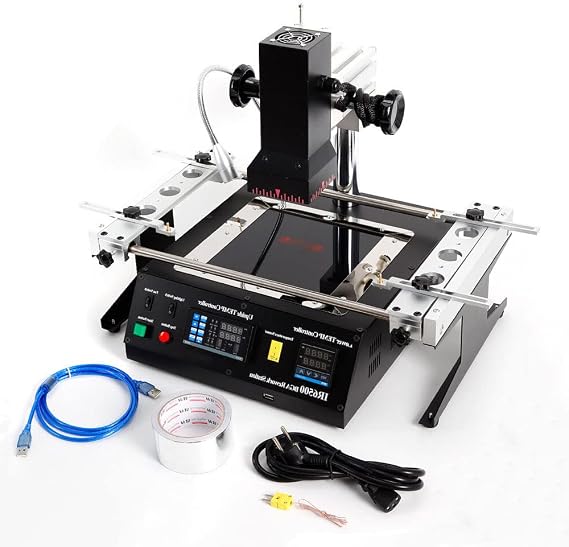 BGA Rework Station IR6500 Infrared Welding Machine 1250W SMD Soldering Reflow Station Welder Repair Heating Reballing Fits Xbox360 PS3
