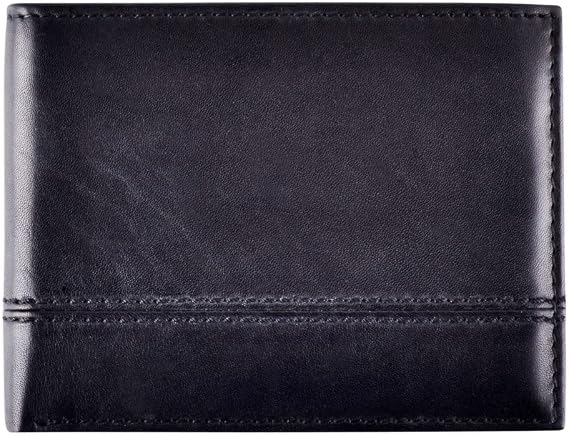 BULL GUARD RFID Blocking Wallet with Removable ID Classic Black