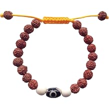 Hands Of Tibet Tibetan Mala Rudraksha Wrist Mala/Bracelet for Meditation