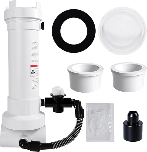 320 Pool Chlorinator R171096 Pool Chlorine/Brominer Feeder Cnmpatible with Rainbow 320 chlorinator | Adjustable Flow Control for Online or Offline Pools and Spas (Up to 70,000 Gallons)