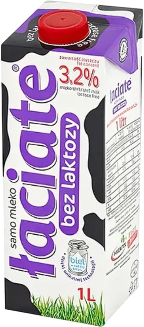 Lacciate Milk Lactose Free 3.2% Fat UHT Milk 1000 Mililiter