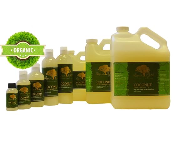 16 Oz Coconut Extra Virgin Oil 100% Pure Organic Moisturizing Oil For Face Skin Hair Growth Stretch Marks And More