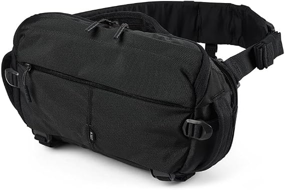 5.11 Tactical LVC8 Sling Pack Everyday Crossbody Shoulder Bag 8L CCW, Black