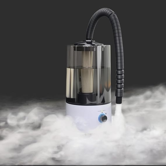 4L Reptile Humidifier Fogger with Extended Hose - Adjustable & Quiet Fogger
