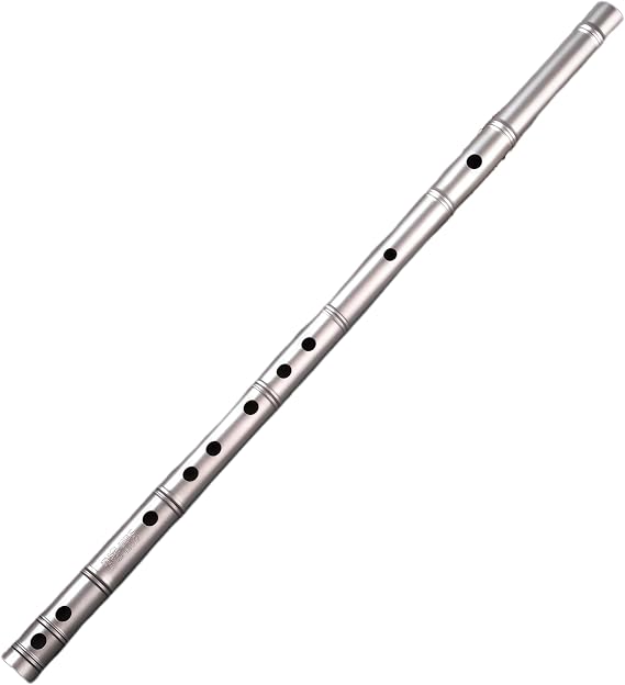 Dizi Flute Instrument,Titanium Alloy Flute, Di Zi, Chinese Instrument, 20-Yr Artisan Crafted, Natural Sound (G key)