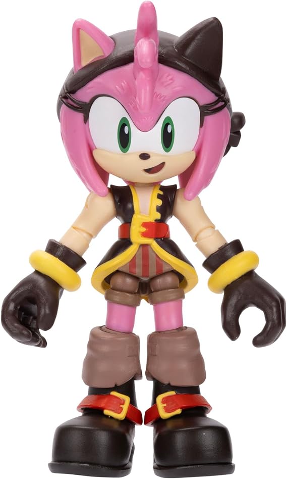 Sonic Prime 5-inch Black Rose - No Place Action Figure 13 points of Articulations. Ages 3+ (Officially licensed by Sega and Netflix)