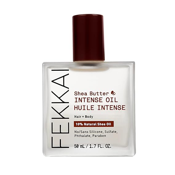 Fekkai Shea Butter Intense Oil For Curly Hair | Moisturizing | Curl and Shine | Hydrate and Repair | Clean, Vegan | Sulfate Free, 1.7oz
