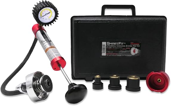 Redline Detection SmartFit Universal Cooling System Vehicle Pressure Test Kit 95-0700