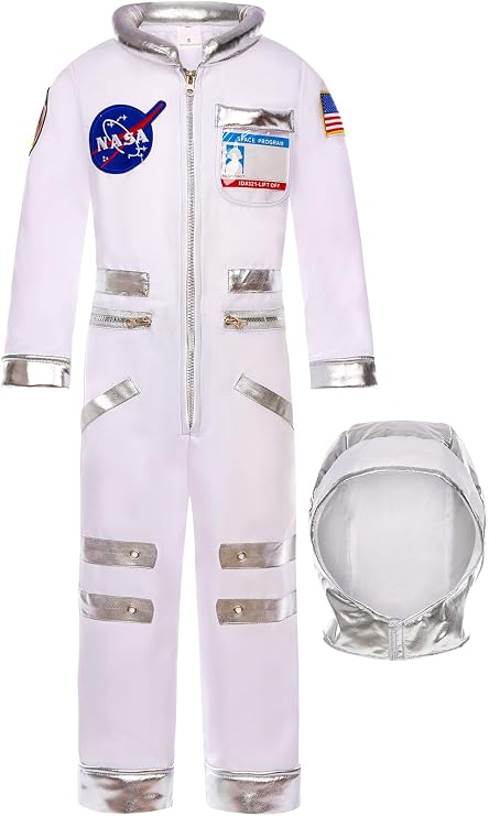 Astronaut Costume for Kids Halloween Dress Up Space Birthday Gifts