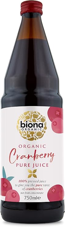 Biona Organic Pure Cranberry SuperJuice, 750ml