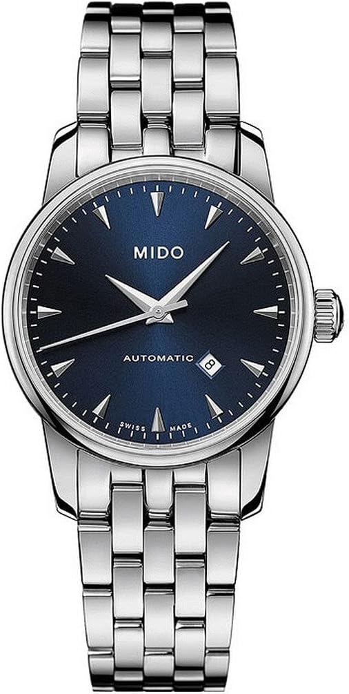 MIDO Baroncelli Midnight Blue Lady - Swiss Automatic Watch for Women - Blue Dial - Case 29mm - M76004151