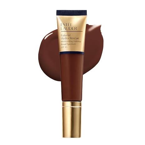 Estee Lauder Futurist Hydra Rescue Moisturizing Foundation Makeup SPF 45 for a 12-Hour Glow, 1.2 Fl Oz