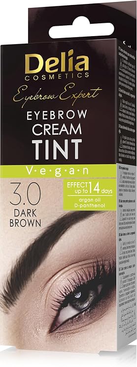 Delia Eyebrow Colour Cream Brown - 1 oZ