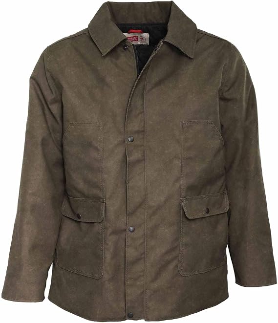 Stormy Kromer Mens Squall Jacket, Dark Oak, Medium