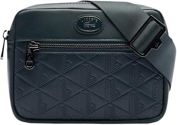 Lacoste Embossed Monogram Shoulder Bag