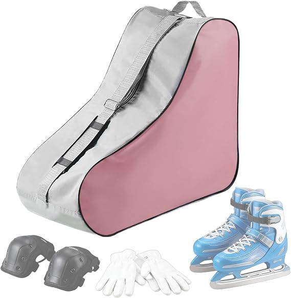 Roller Skate Bag - Waterproof Scratch-Resistant Oxford Cloth Skate Bag, 36.5x20x42.5cm Skating Shoes Carry Bags, With Adjustable Strap Zippered, For IceSkate, Roller Skates, Inlines Skates, For Kids