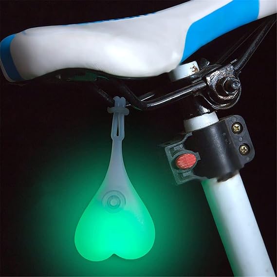 Bike Reflectors LED Bicycle Rear Lights Cycling Balls Tail Light Seat Back Egg Lamp Night Essential Waterproof Creative Silicone Warning Light for Truck