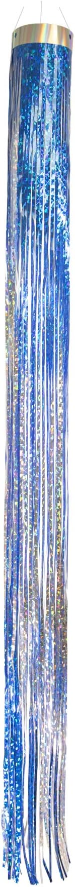 In the Breeze 9063 Cobalt Blue Mylar Holographic Windsock