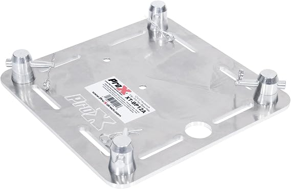 ProX XT-BP12A 12" 6mm Base Plate for F34/32/31 Conical Square Truss w/Connectors
