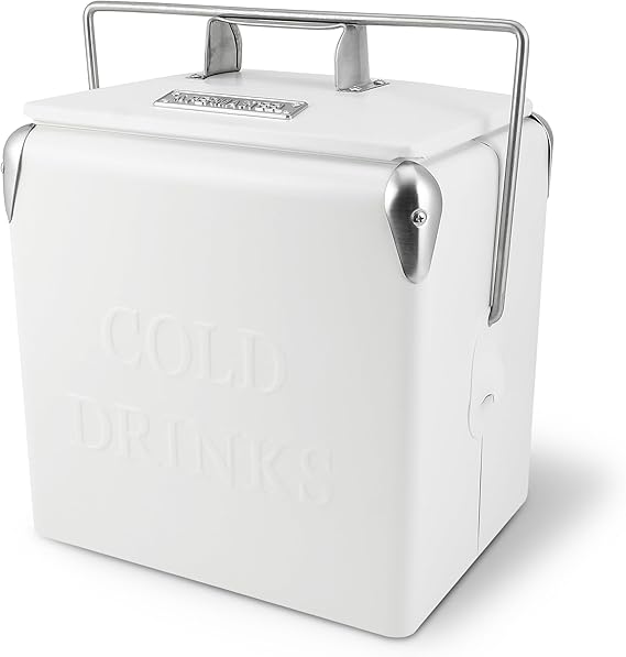 Permasteel 14-Qt Portable Beverage Cooler for Camping, Beach, Picnic