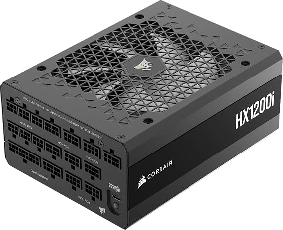 CORSAIR HX1200i (2025) ATX 3.1 PCIe 5.1 Ready 1200W Power Supply Black