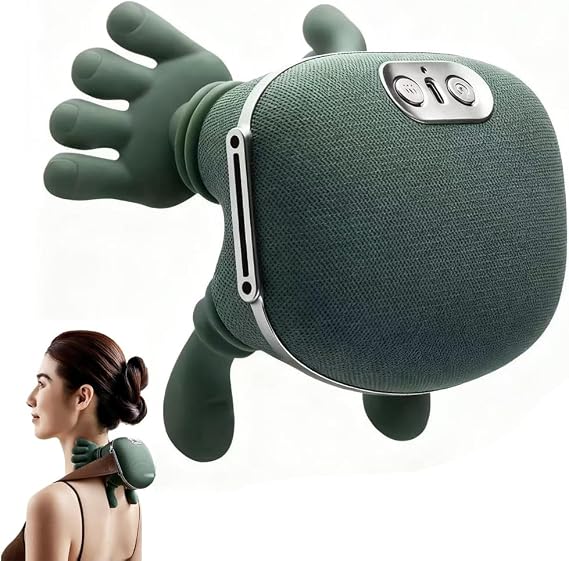 Massage Master for Shoulder, Neck, Leg Lower Abdominal, Shiatsu Back and Neck Massager for Pain Relief, Electric Deep Tissue 4D Kneading Massage for Men Women