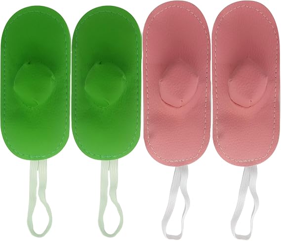 Chicken Shoes Gamefowl Rooster Supplies Rooster Booster Chicken Boots Mitt para Gallos Hen Gamefowl Supplies Fighting Protection 2 Pairs Pink and Green
