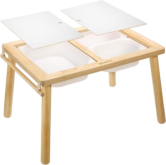 WINGYZ Sensory Table for Toddlers, Kids Table with 3 Storage Bins FSC Safe