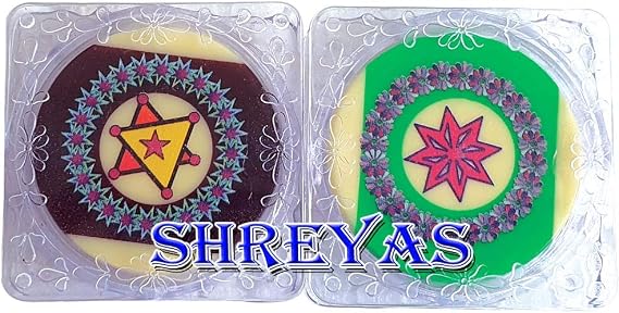 SHREYAS Standard Size Extra Spl Carrom Tournament Striker Set of 2 pcs Design & Colour May BE Different