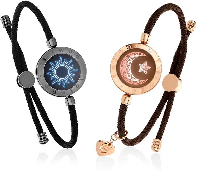 TOTWOO Long Distance Touch Bracelets with Vibration Function
