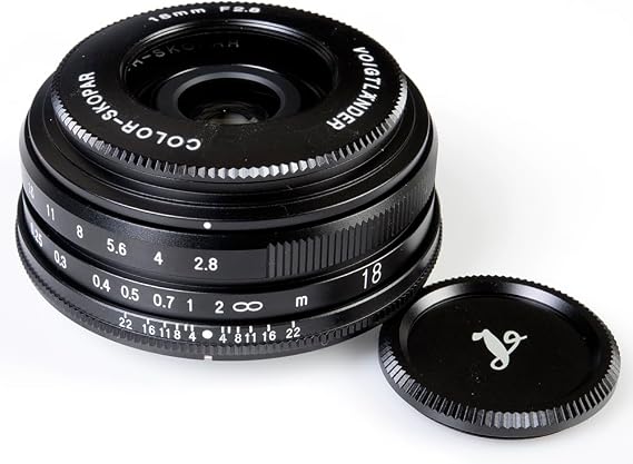 Voigtlander Voigtlander Fujifim X 18mm F2.8 Color-Skopar Black