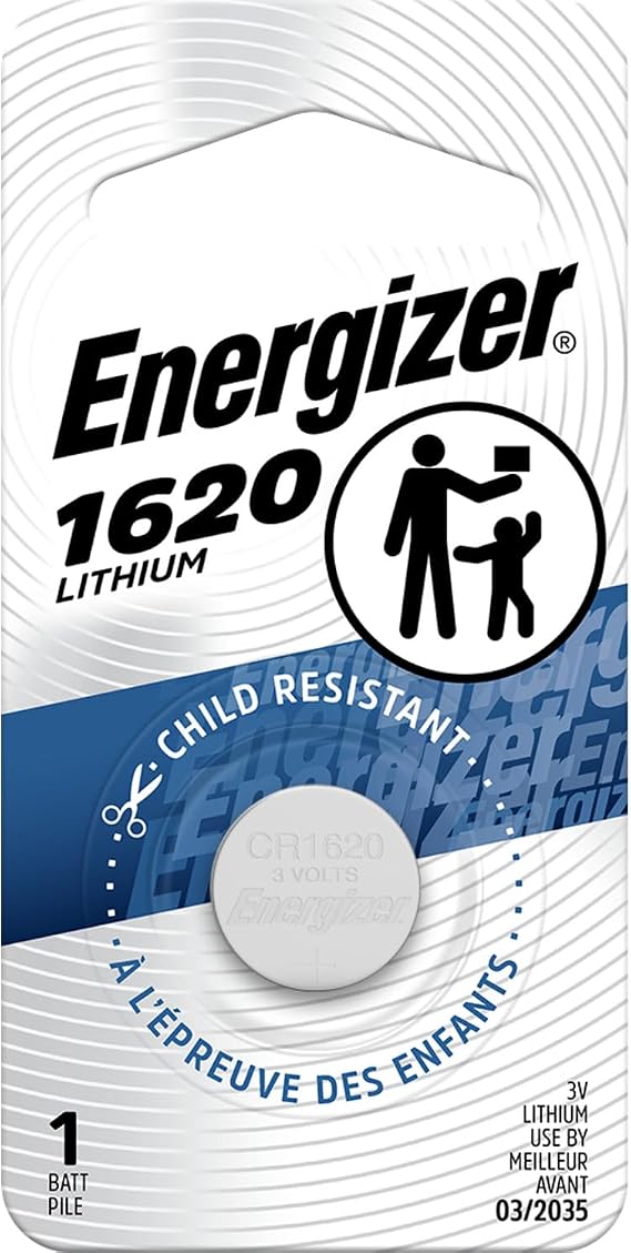 Energizer 1620 Lithium Coin Battery, 1 Pack