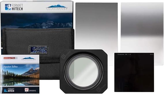 Formatt Hitech Colby Brown Signature Edition Landscape Kit – Landscape, Travel or Outdoor Photography Kit – 3 Filter Photography Kit with Adaptor Rings, Filter Pouches, and Photography Booklet