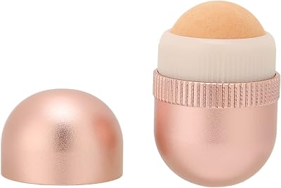 Demeras Reusable Oil Absorbing Roller, Absorb Excess Oil Volcanic Oil Absorbing Roller Reusable for Oily Skin