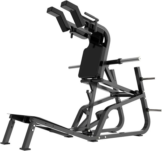 Hack Squat Machine, Plate Loaded V Squat Machine, Lower Body Special Leg Machine fit 2 Plate