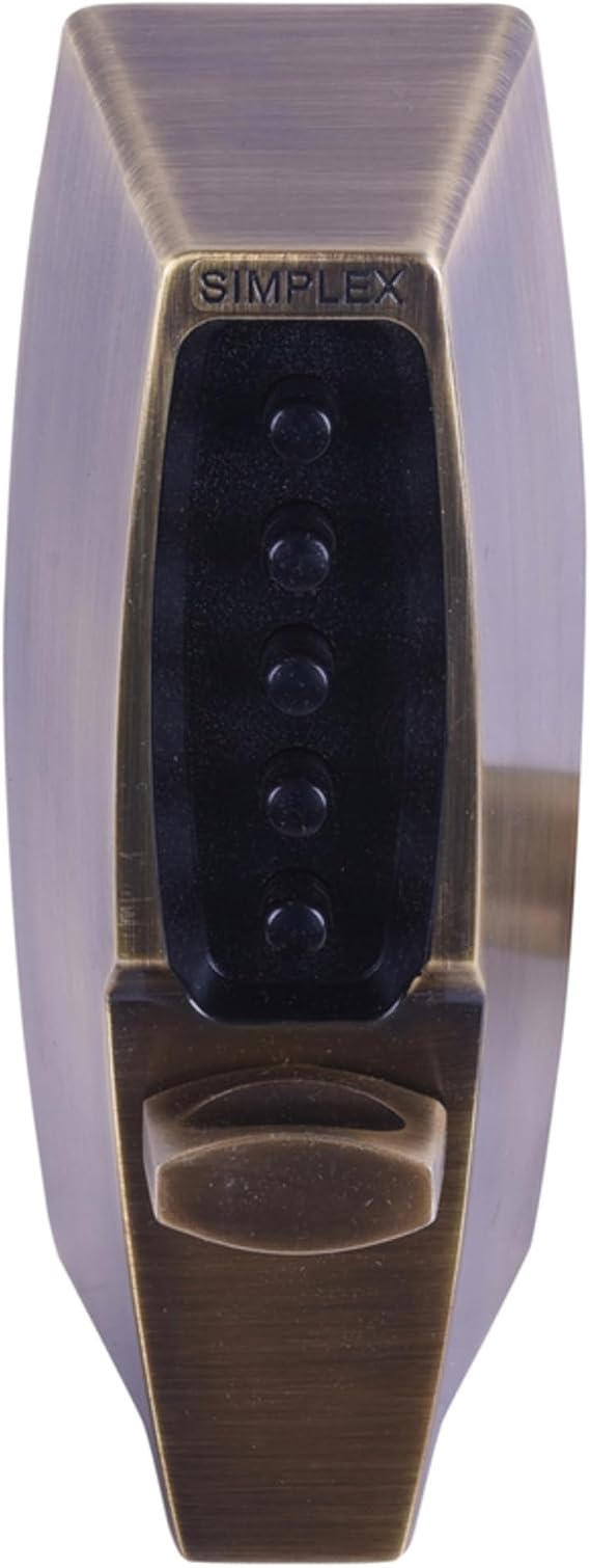 Kaba Simplex 7102-05-41 Brass Combination Lock